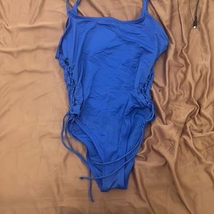 Blue Swimsuit One-Piece